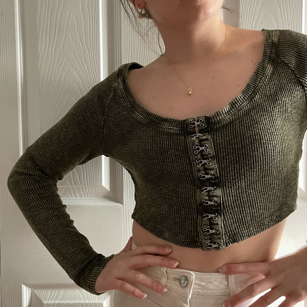 anthropologie corset top